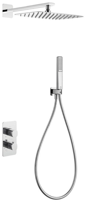 Thermostat-Duscharmatur Firenze – Chrom