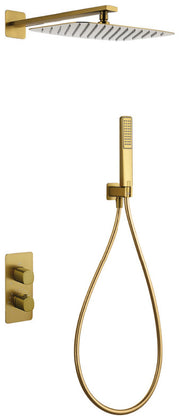Thermostat-Duscharmatur Firenze – Gold gebürstet