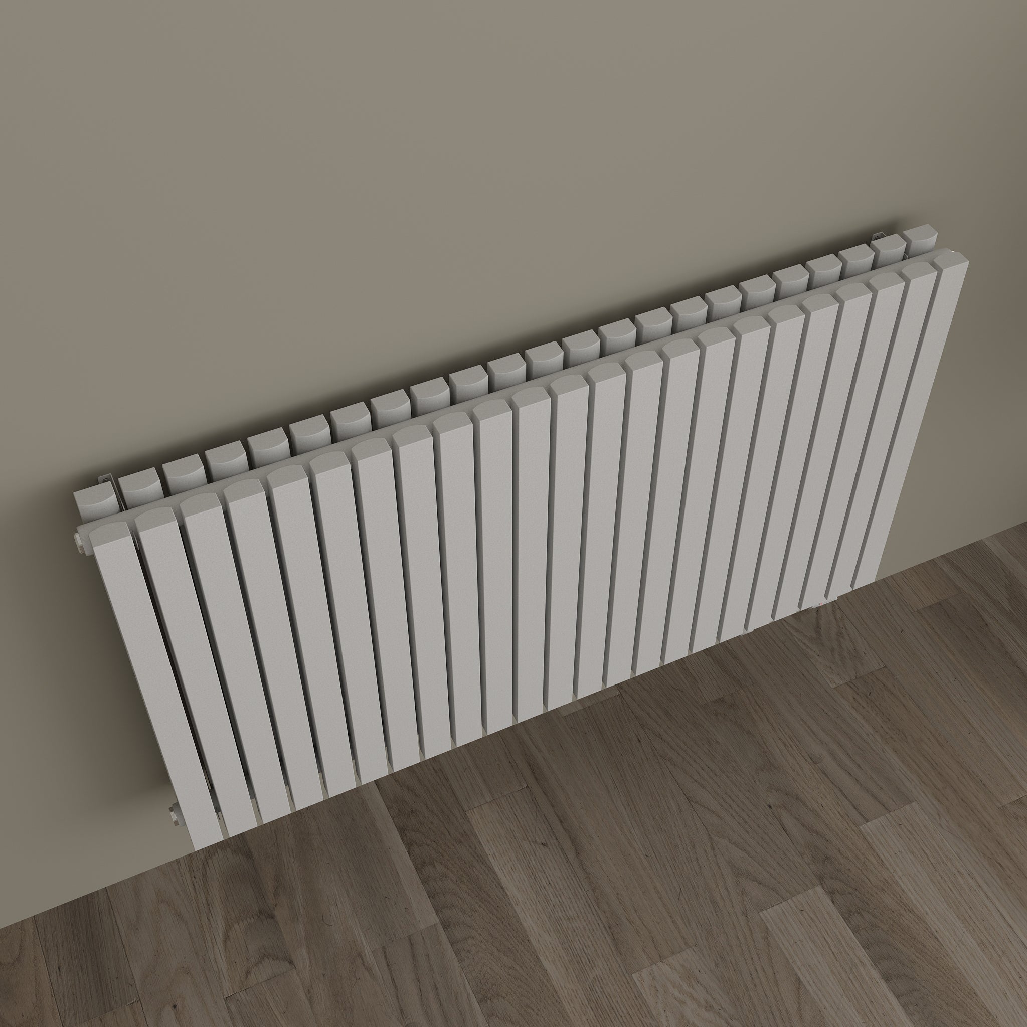 Paneelheizkörper Designheizkörper Horizontal Doppellagig Weiss FLORA