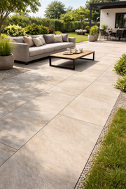 Terrassenplatte Piazza Sabbia 120x60x2 cm