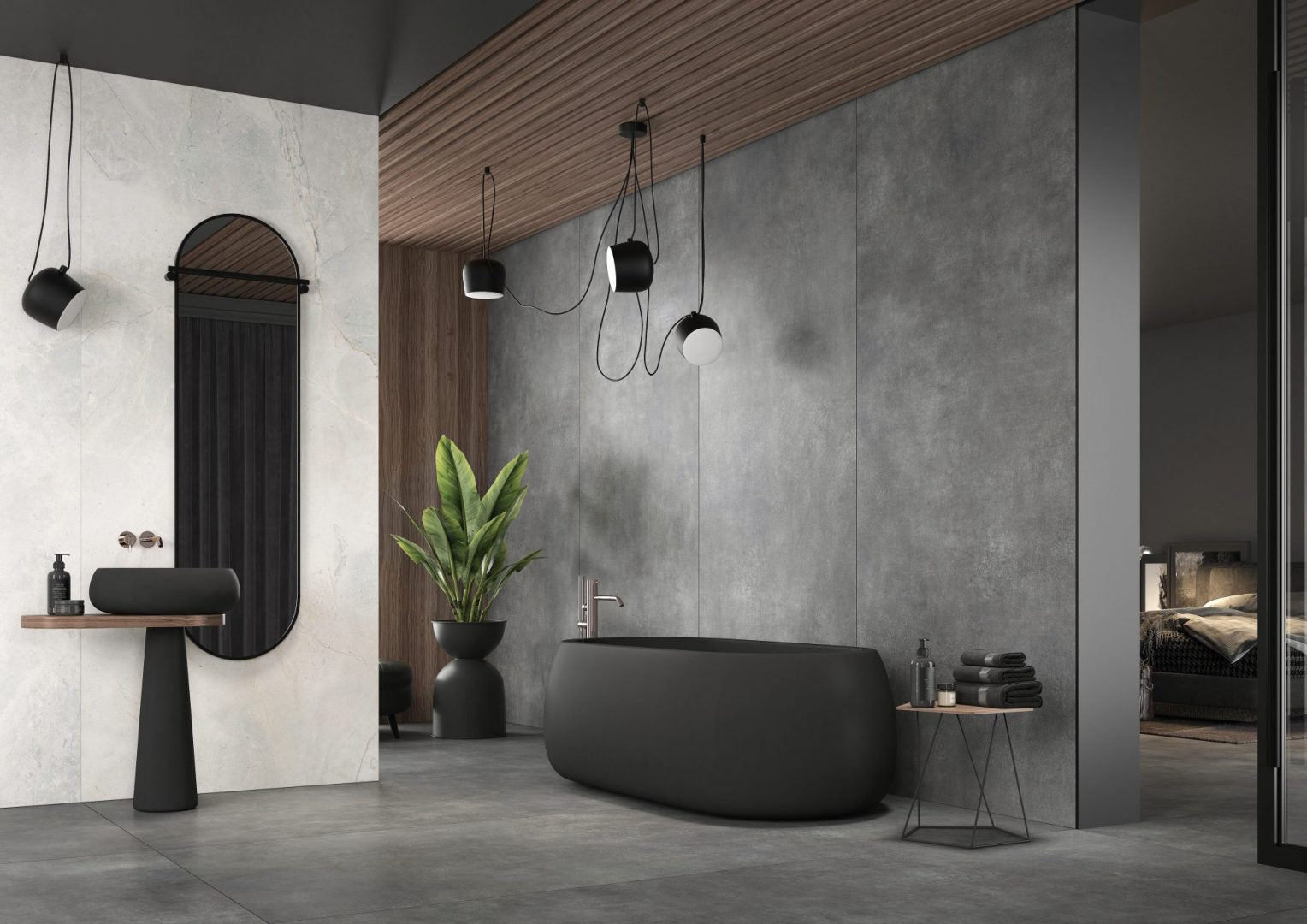 Bodenfliese Concrete Anthrazit
