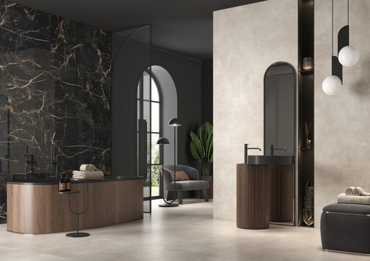Bodenfliese Concrete Beige
