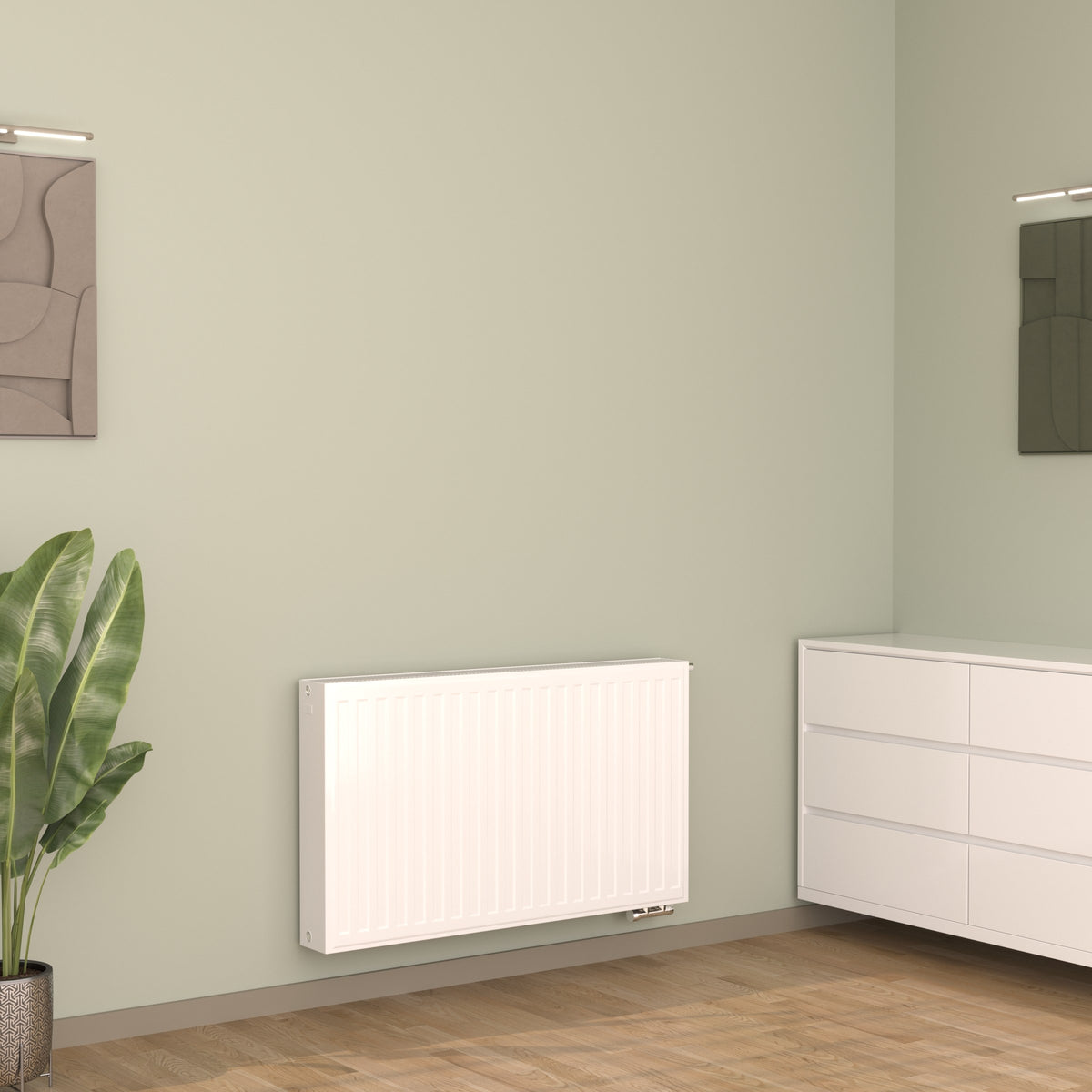 Paneelheizkörper KONRAD Typ 33 (Ventilheizkörper) – Ansicht von vorn